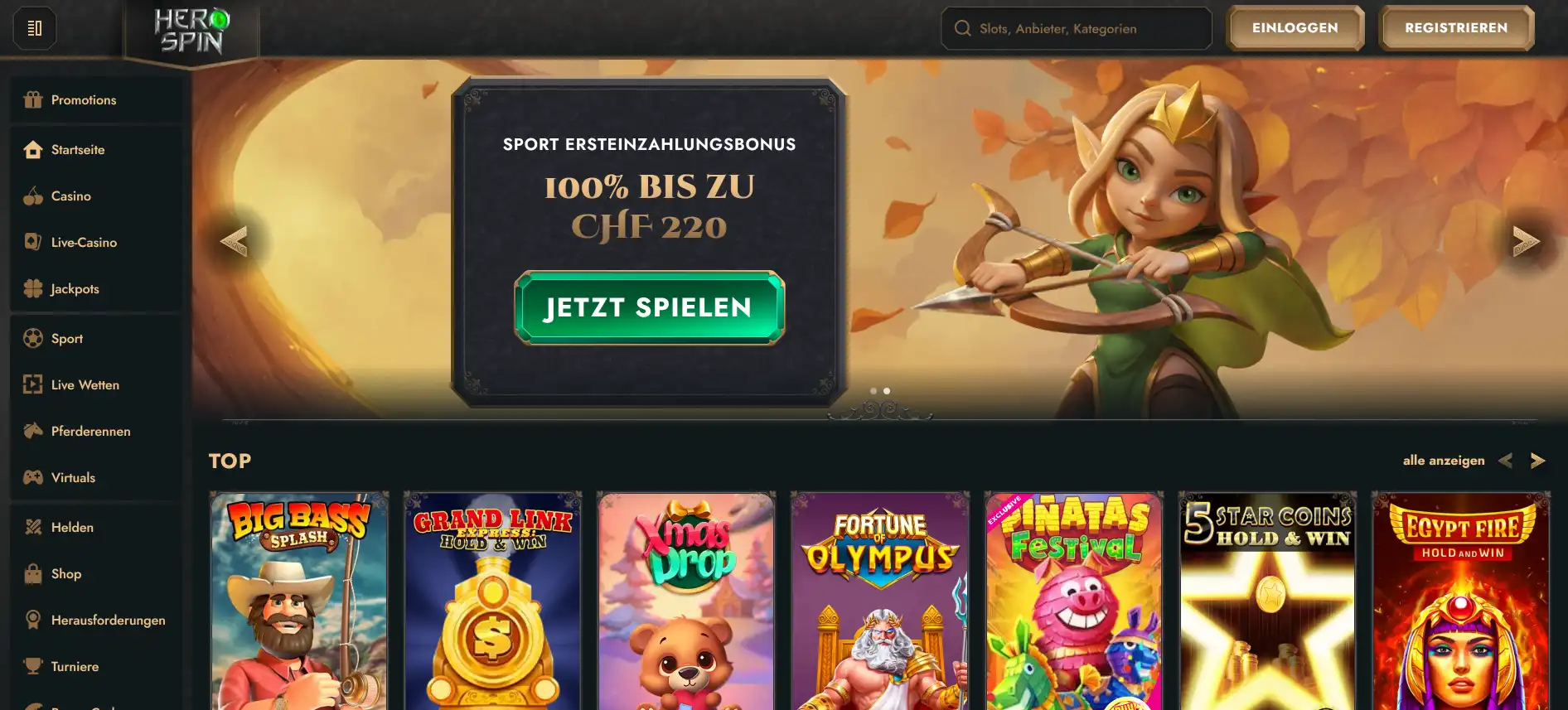 HeroSpin Sportwetten