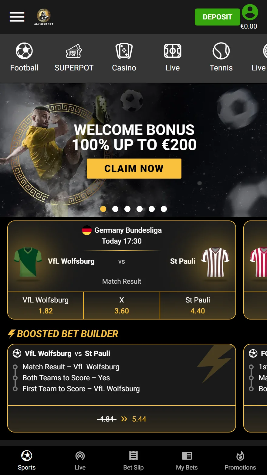 Olympusbet totalizators