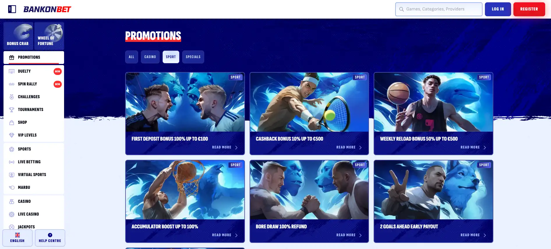 Bankonbet бонусы