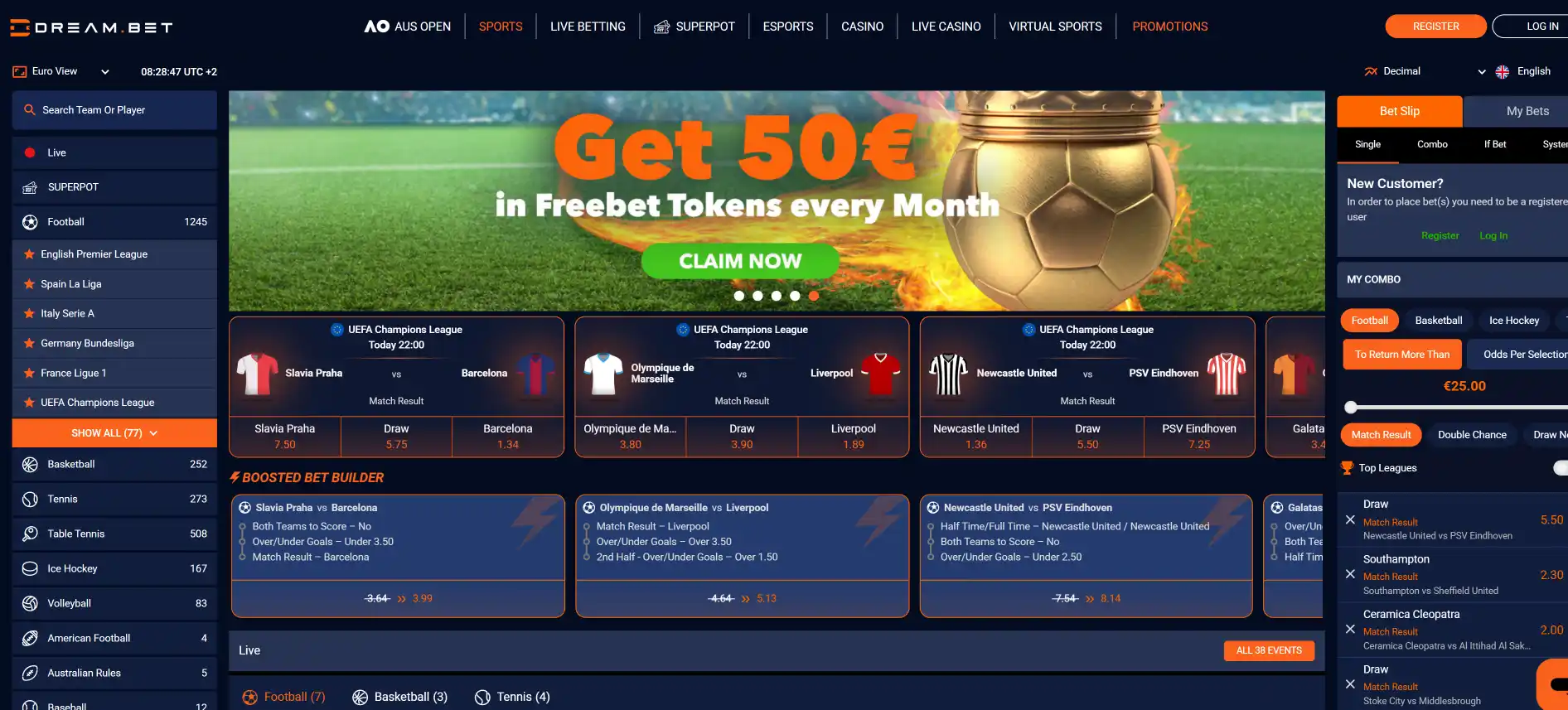 Dreambet тотализатор
