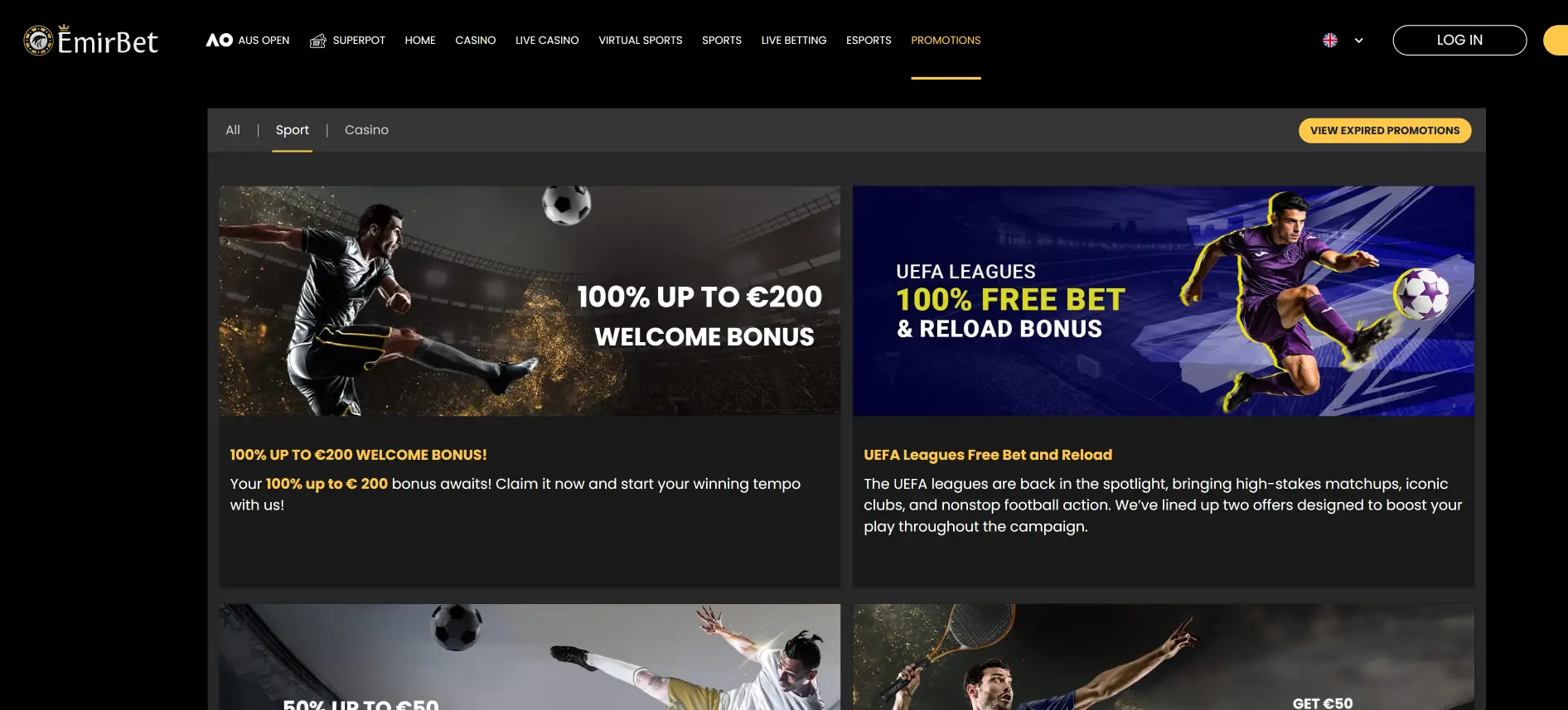 EmirBet бонусы