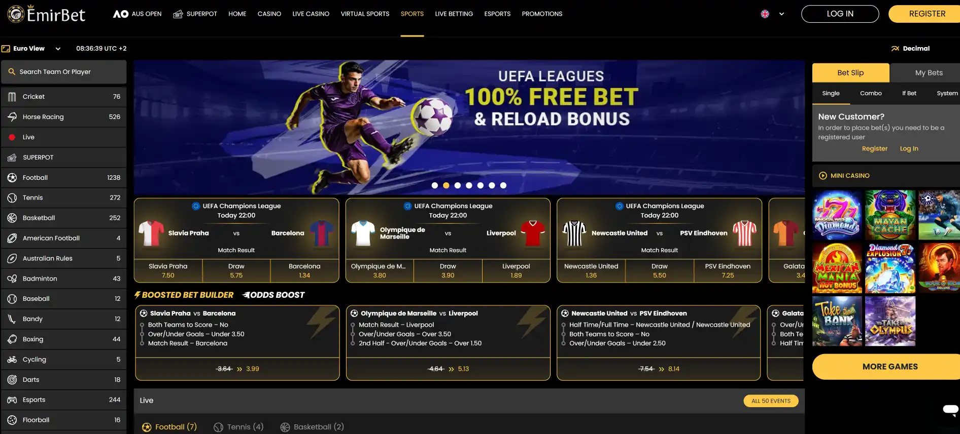 EmirBet тотализатор