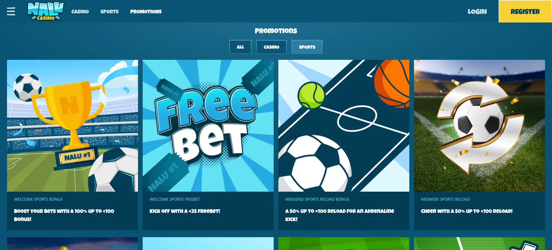 Nalu Casino бонусы