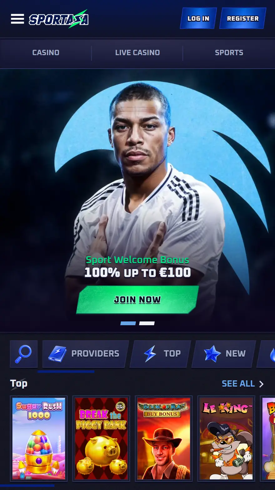 Sportaza страница тотализатора