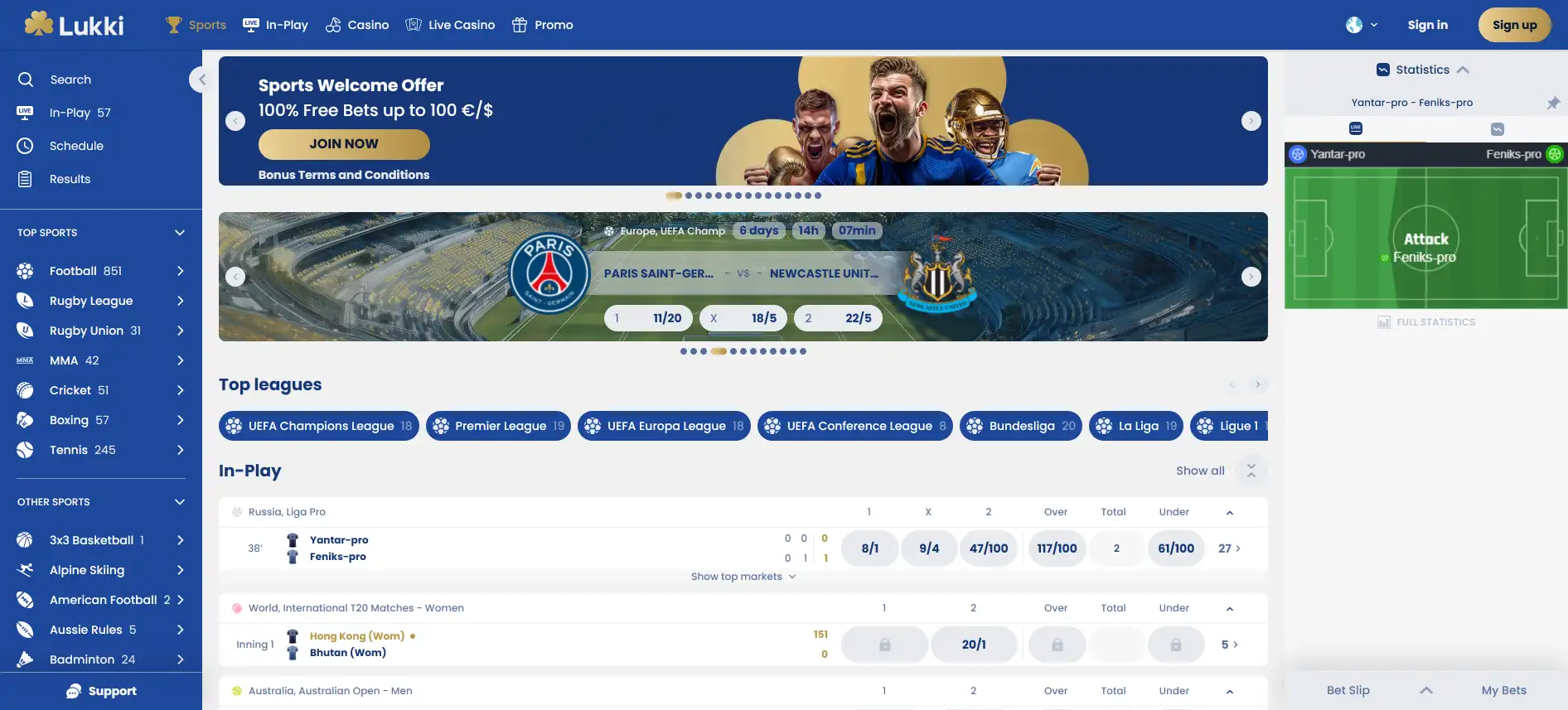 Lukki sports betting