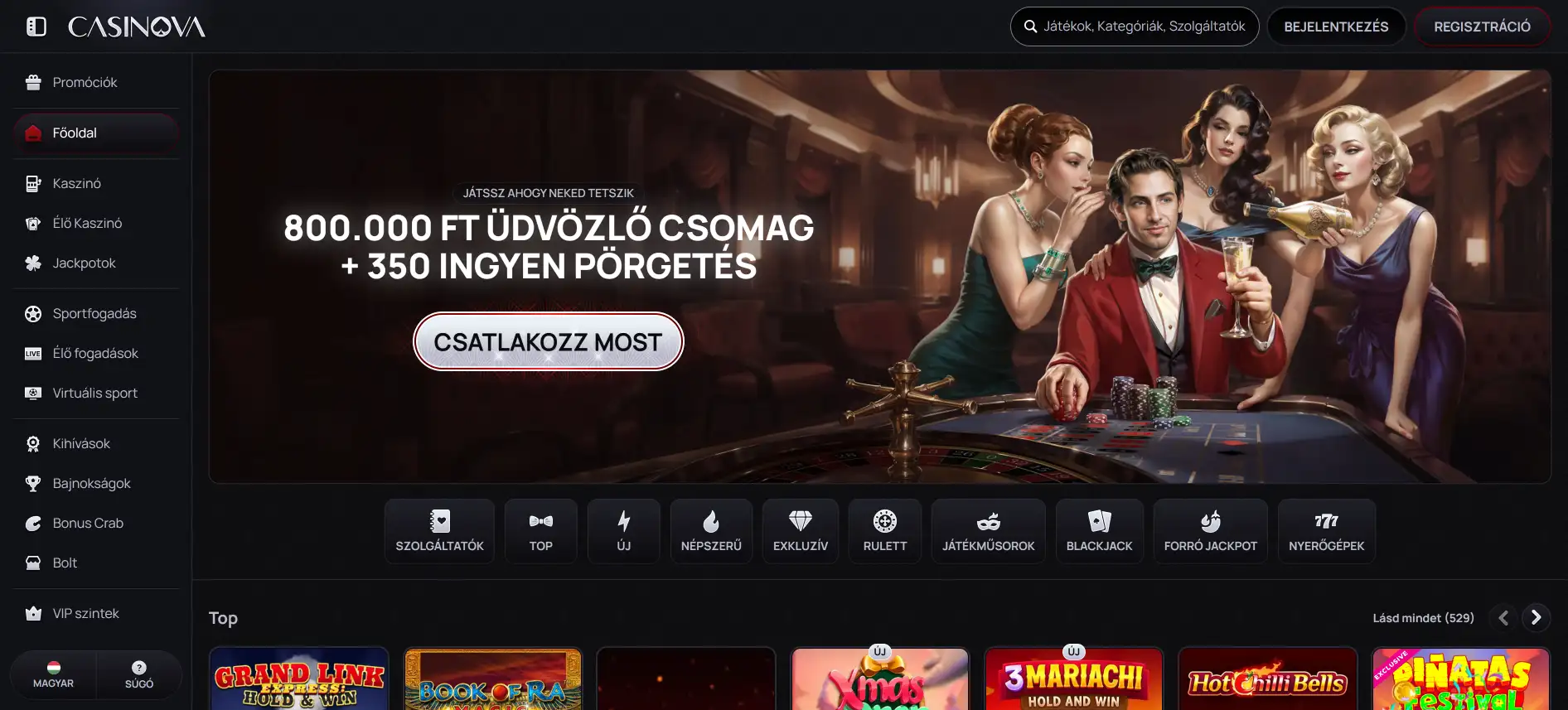 Casinova kaszinó