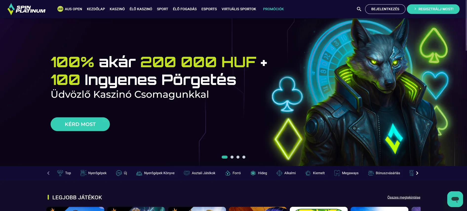 Spinplatinum kaszinó