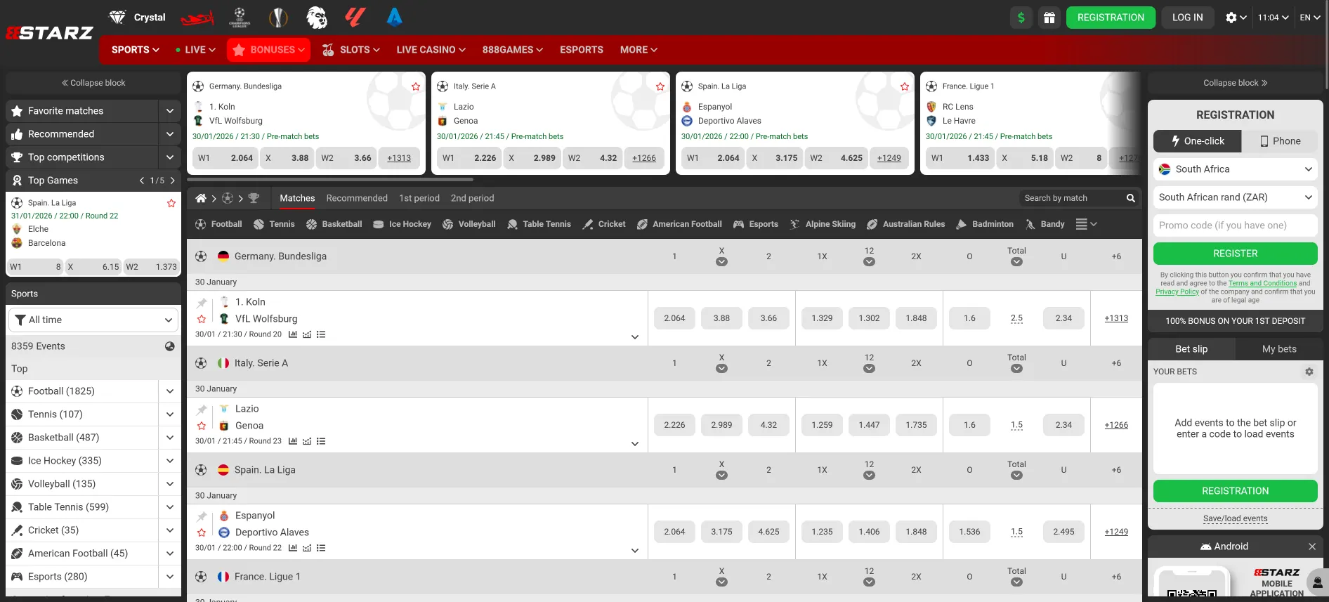 888Starz sports betting