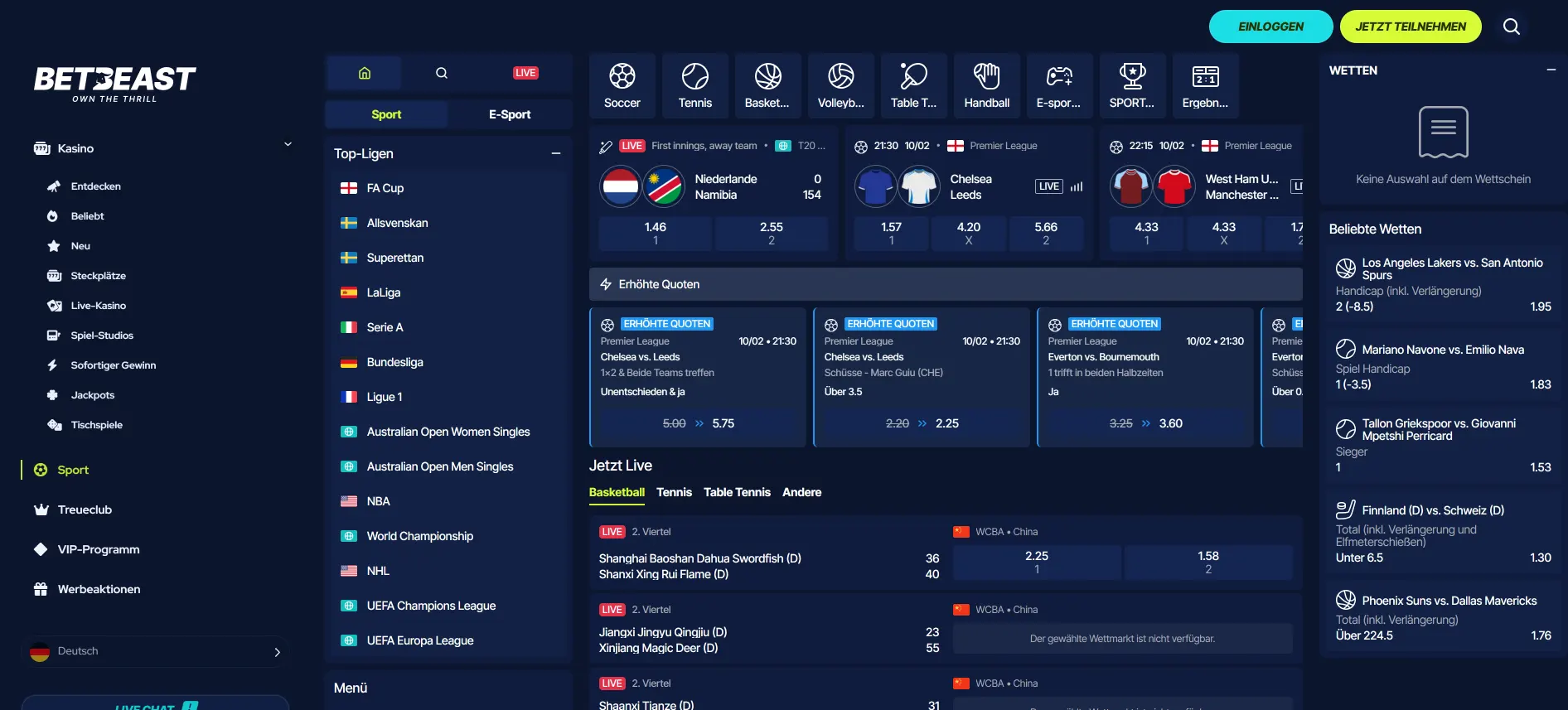 BetBeast Sportwetten