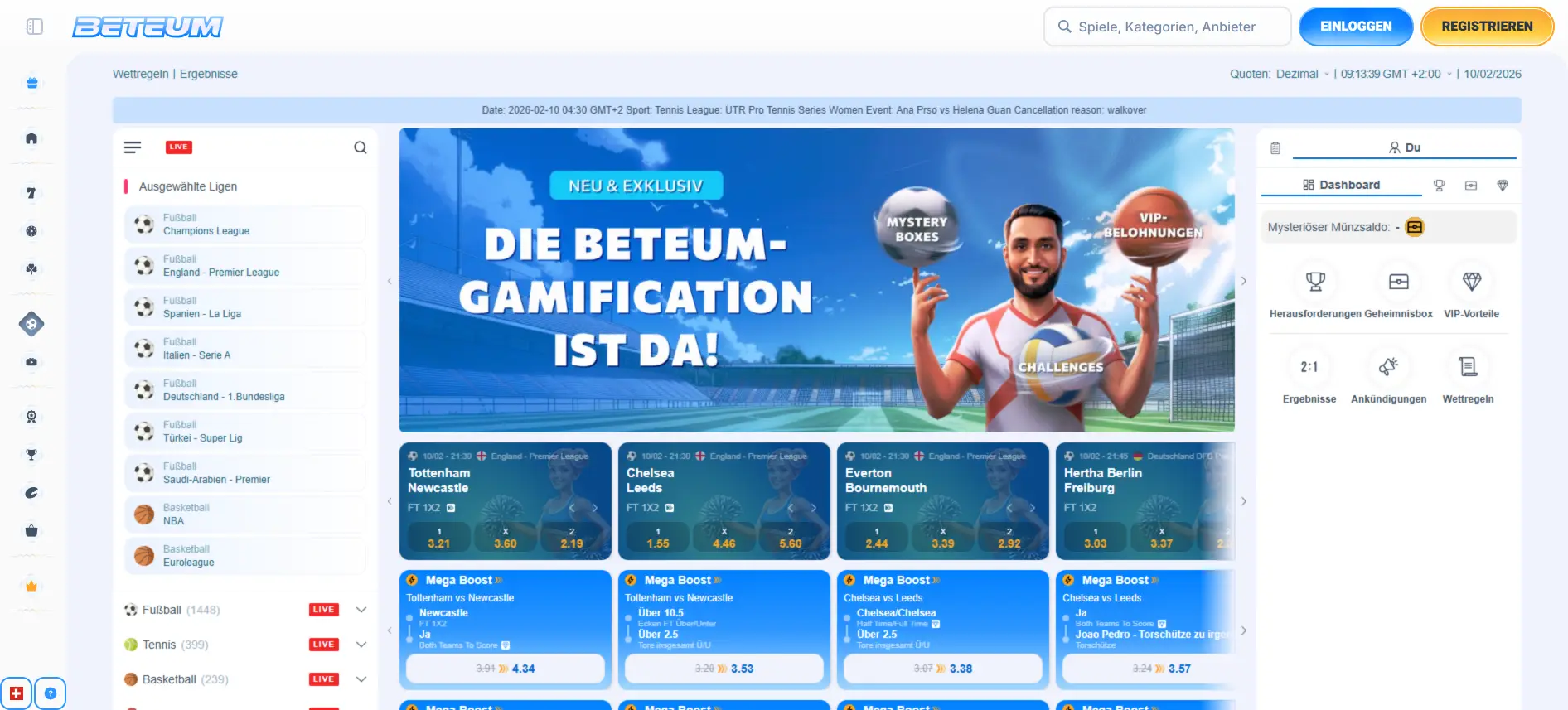 Beteum Sportwetten