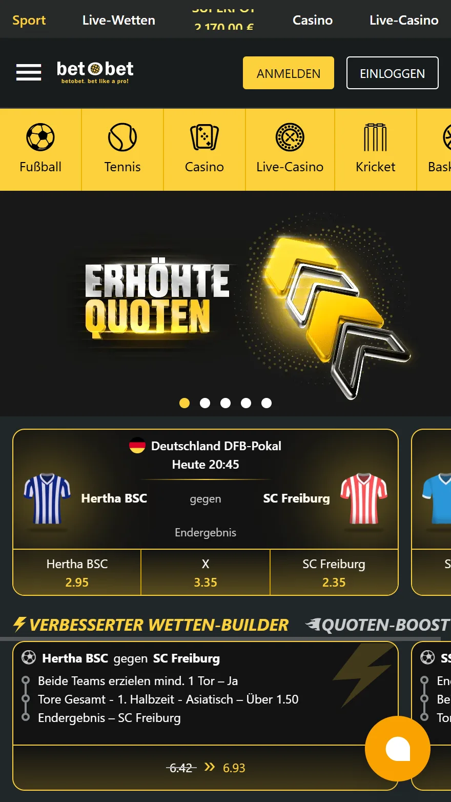 Betobet Sportwetten