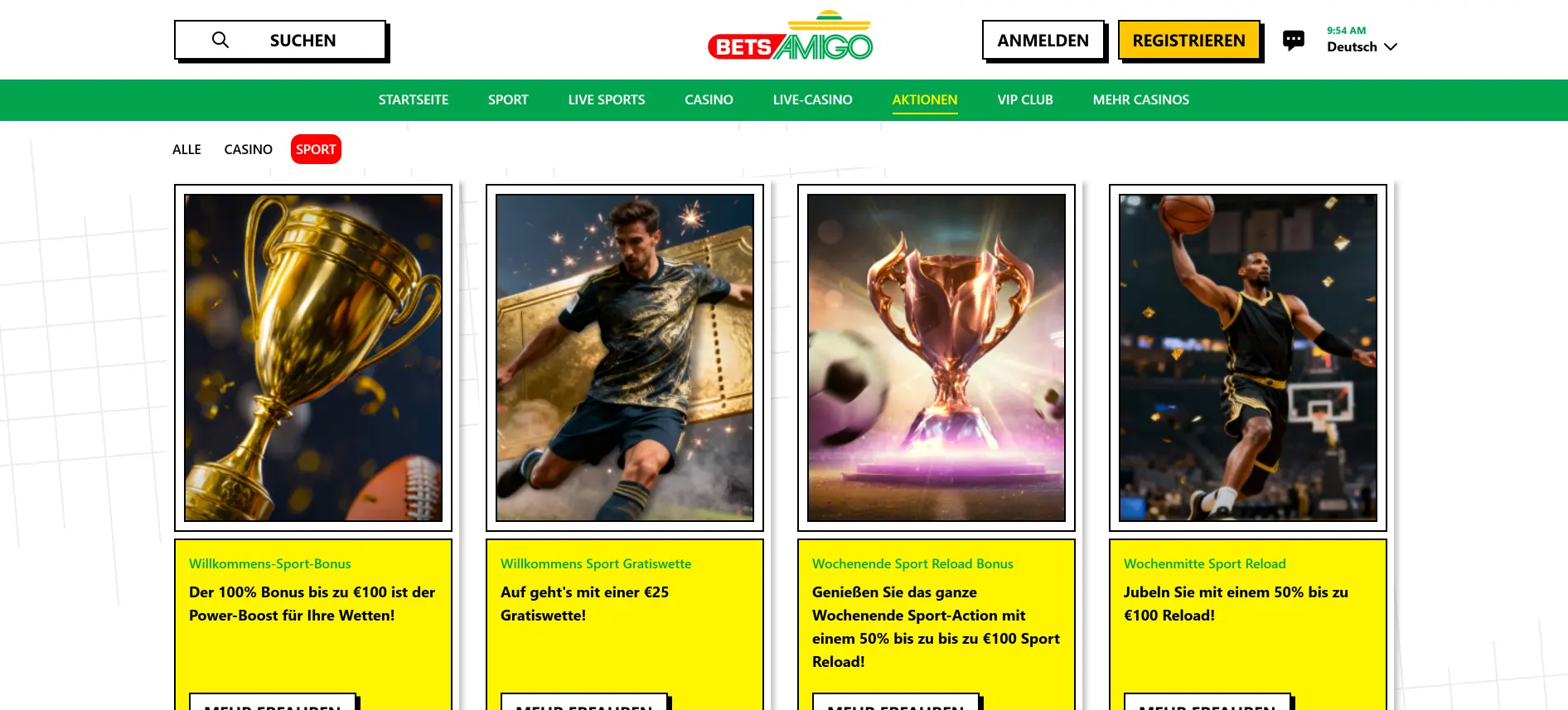 BetsAmigo Sportwetten Boni