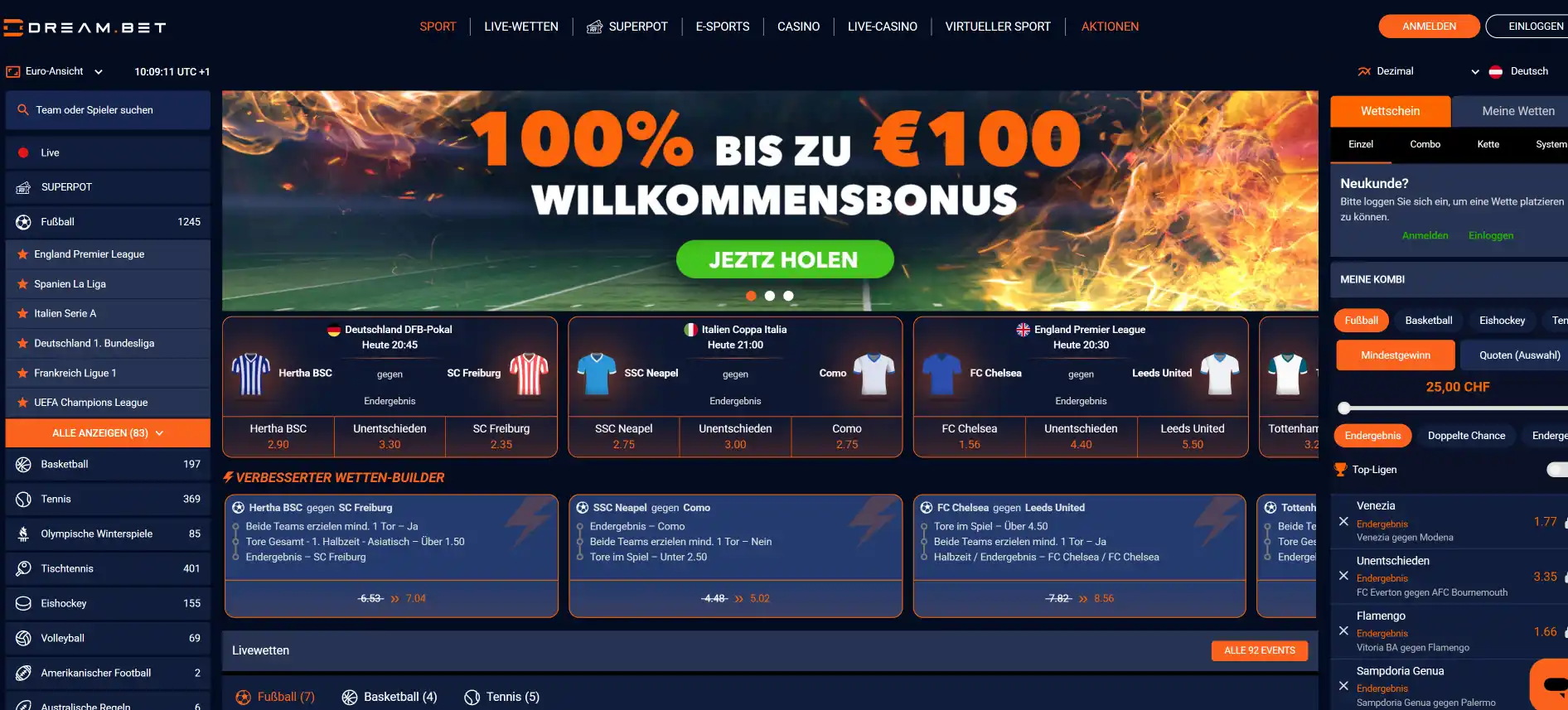 Dream.bet Sportwetten