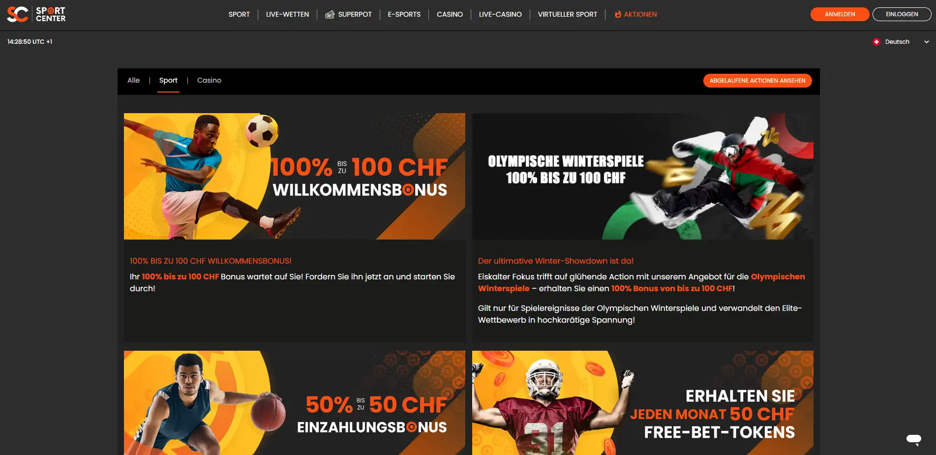 Sport Center Betting Sportwetten Boni