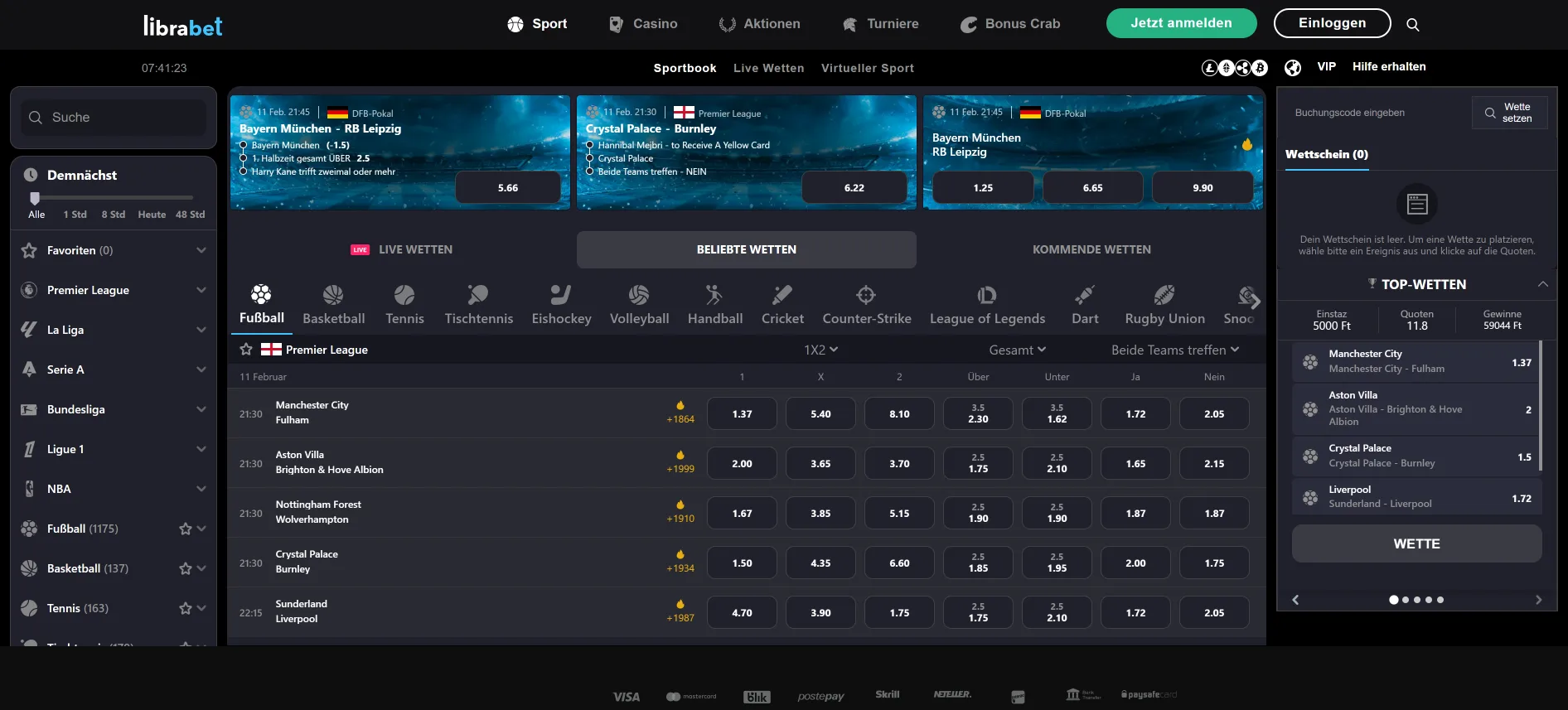 LibraBet Sportwetten