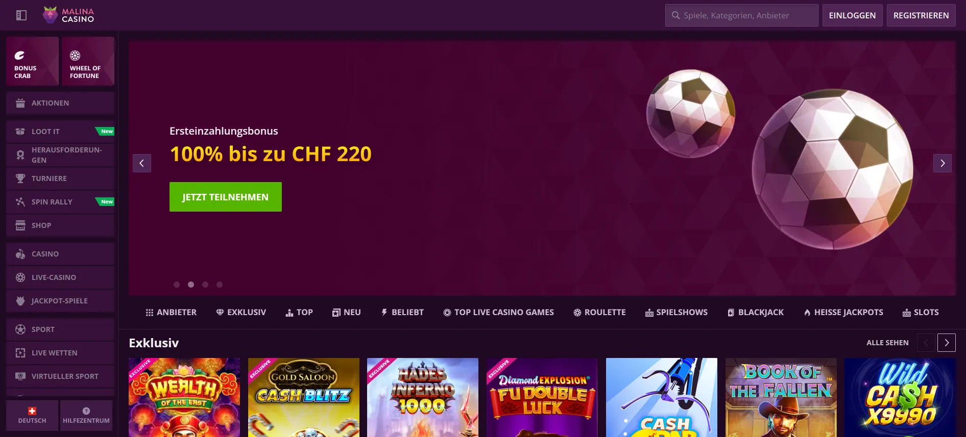 Malina Casino Schweiz