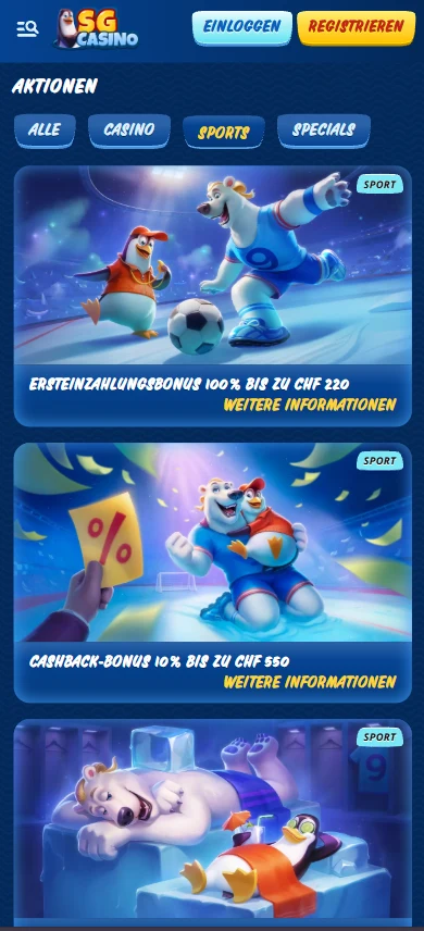 SG Casino Sportwetten Boni Mobile