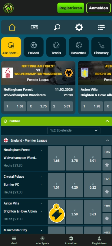 Weltbet Sportwetten Mobile