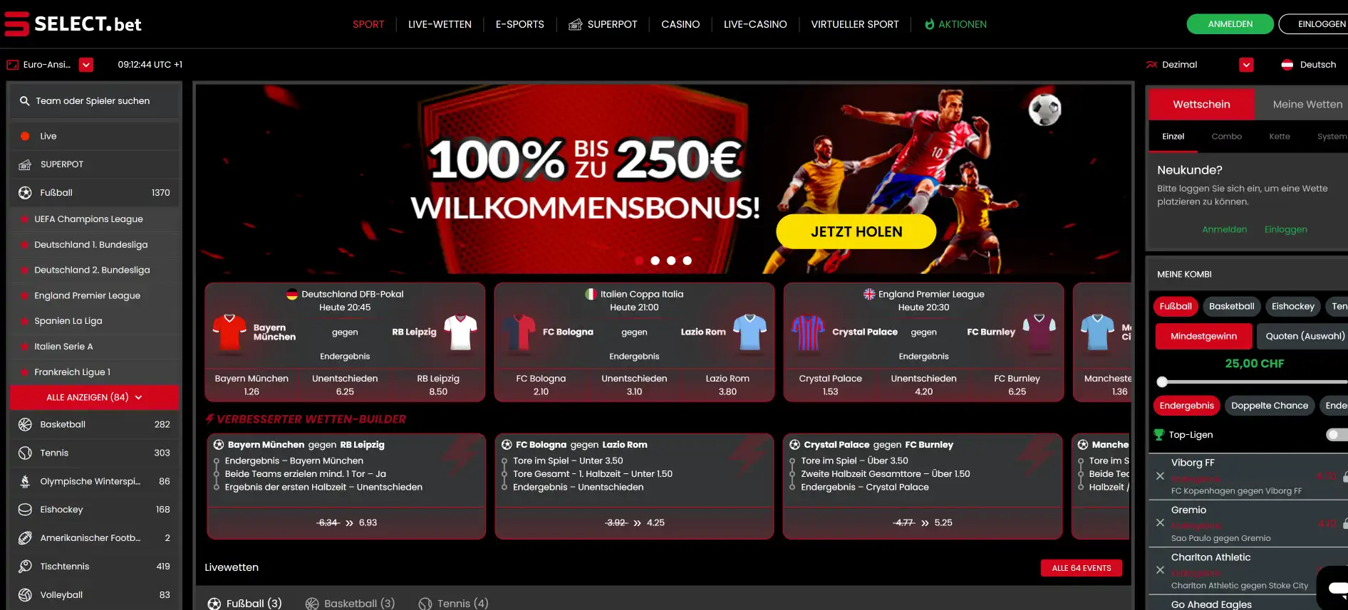 SelectBet Sportwetten