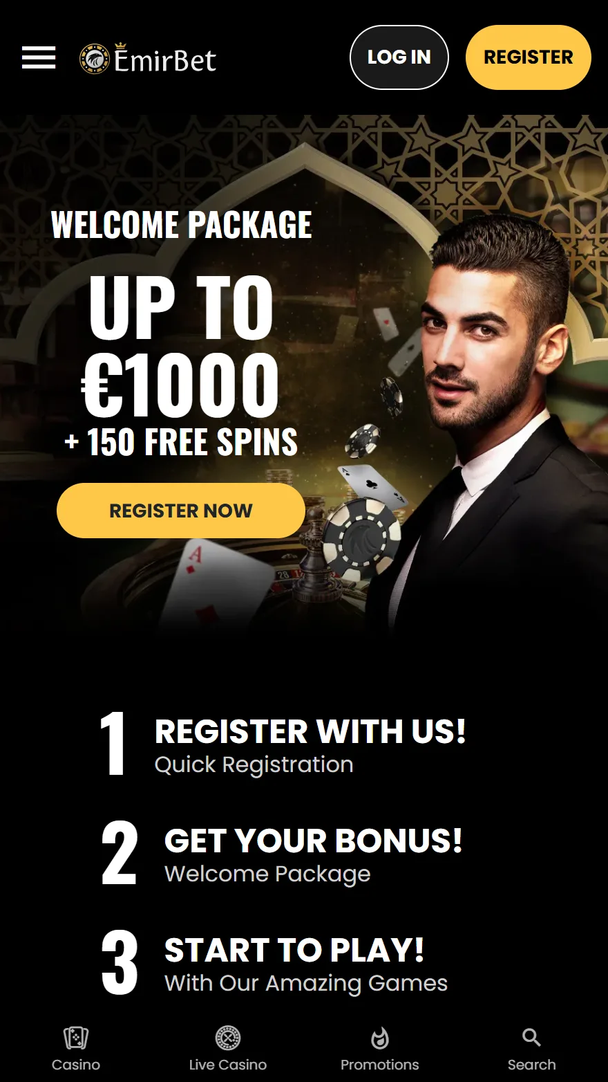 EmirBet strona główna