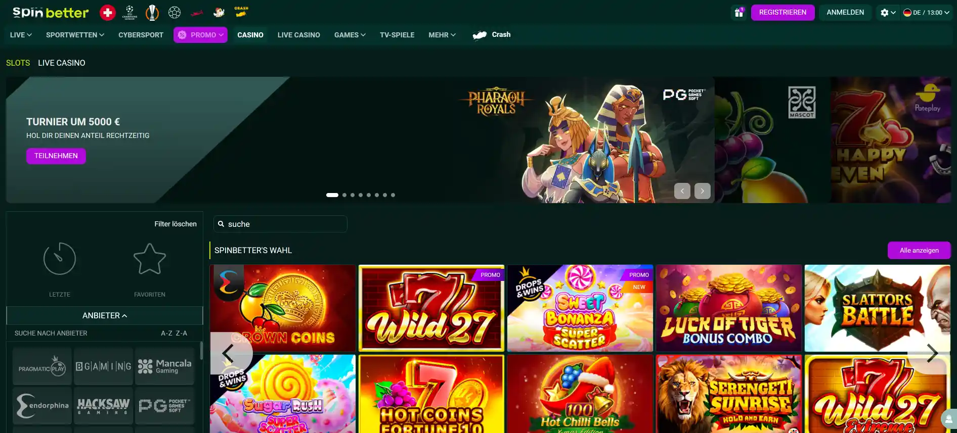 SpinBetter Casino Schweiz