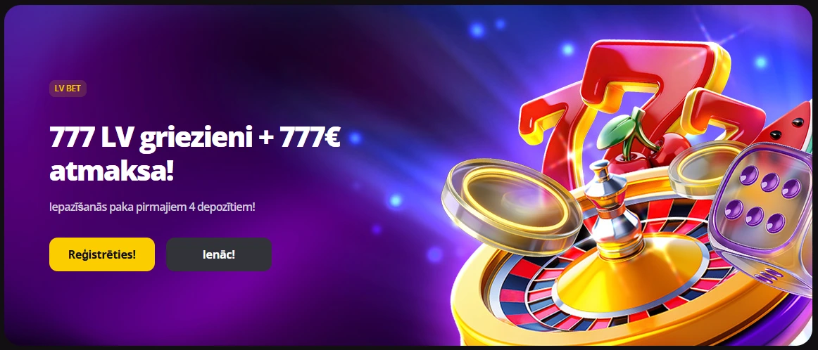 LVBet iepazīšanās bonuss