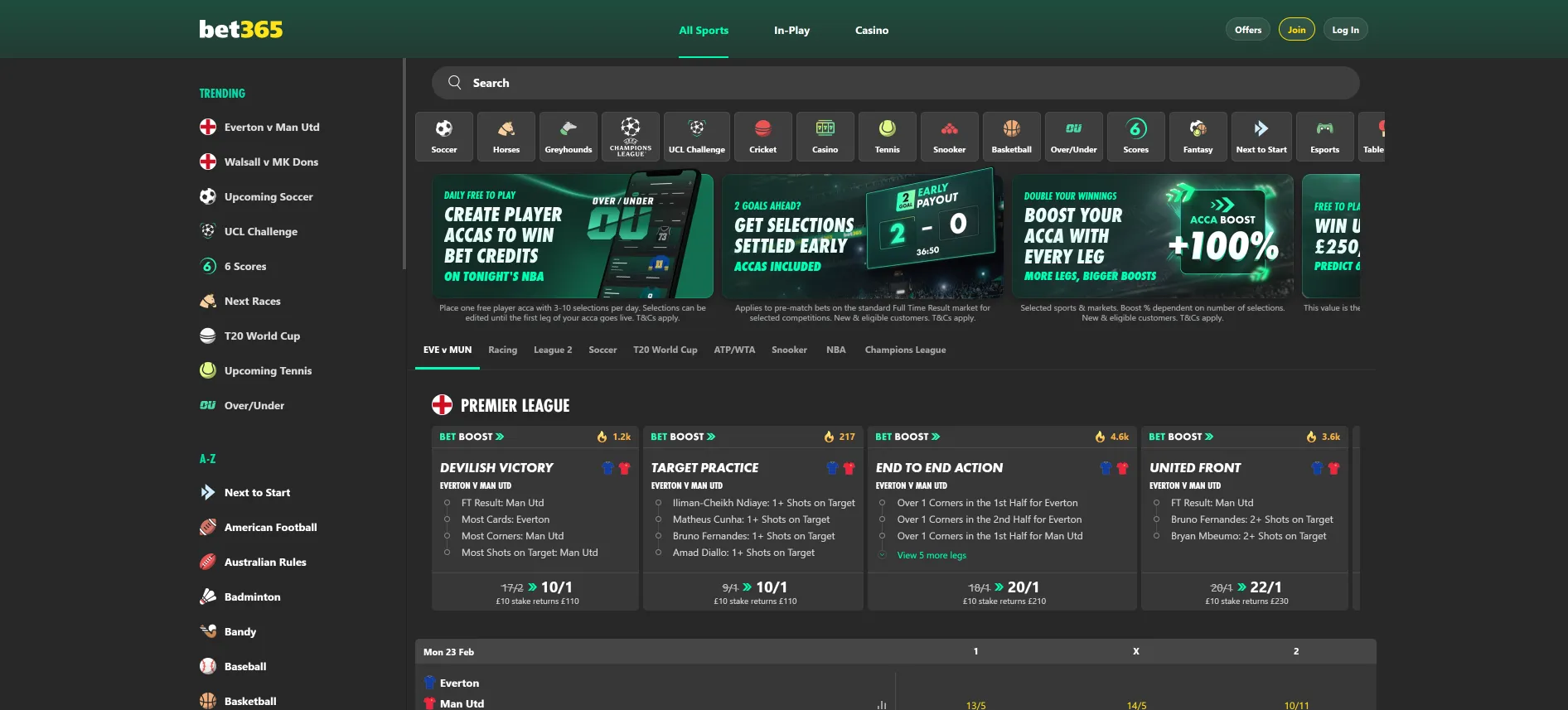 Bet365 sportsbook