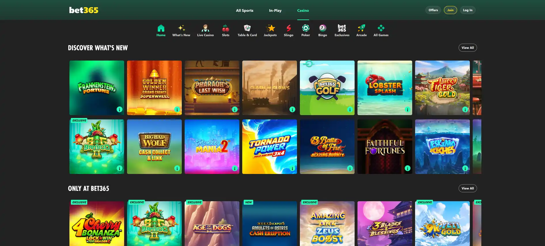 Bet365 casino