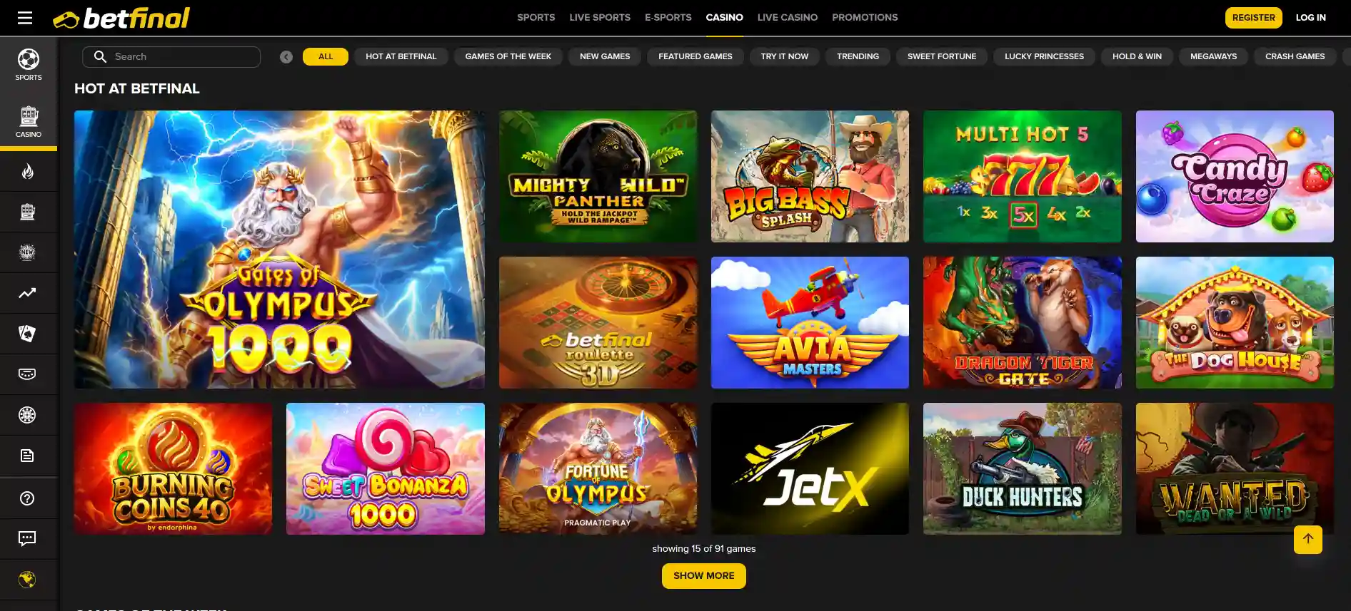 Betfinal casino
