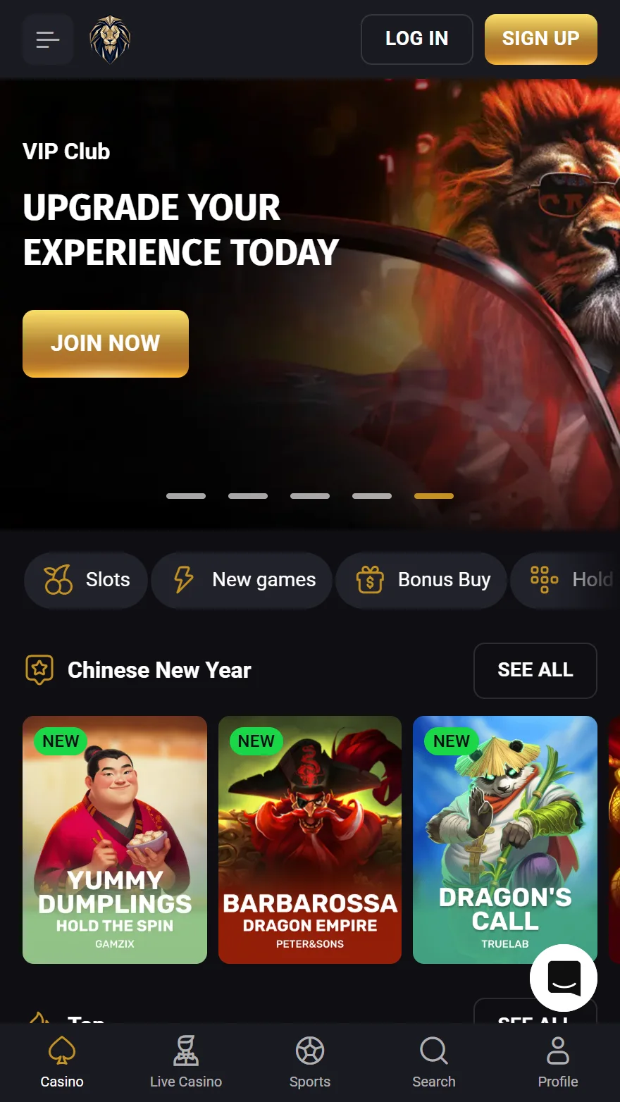 Fortuneplay homepage