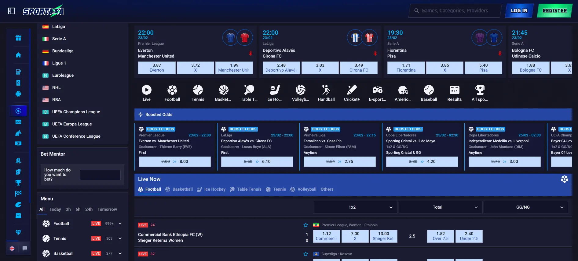 Sportaza sports betting