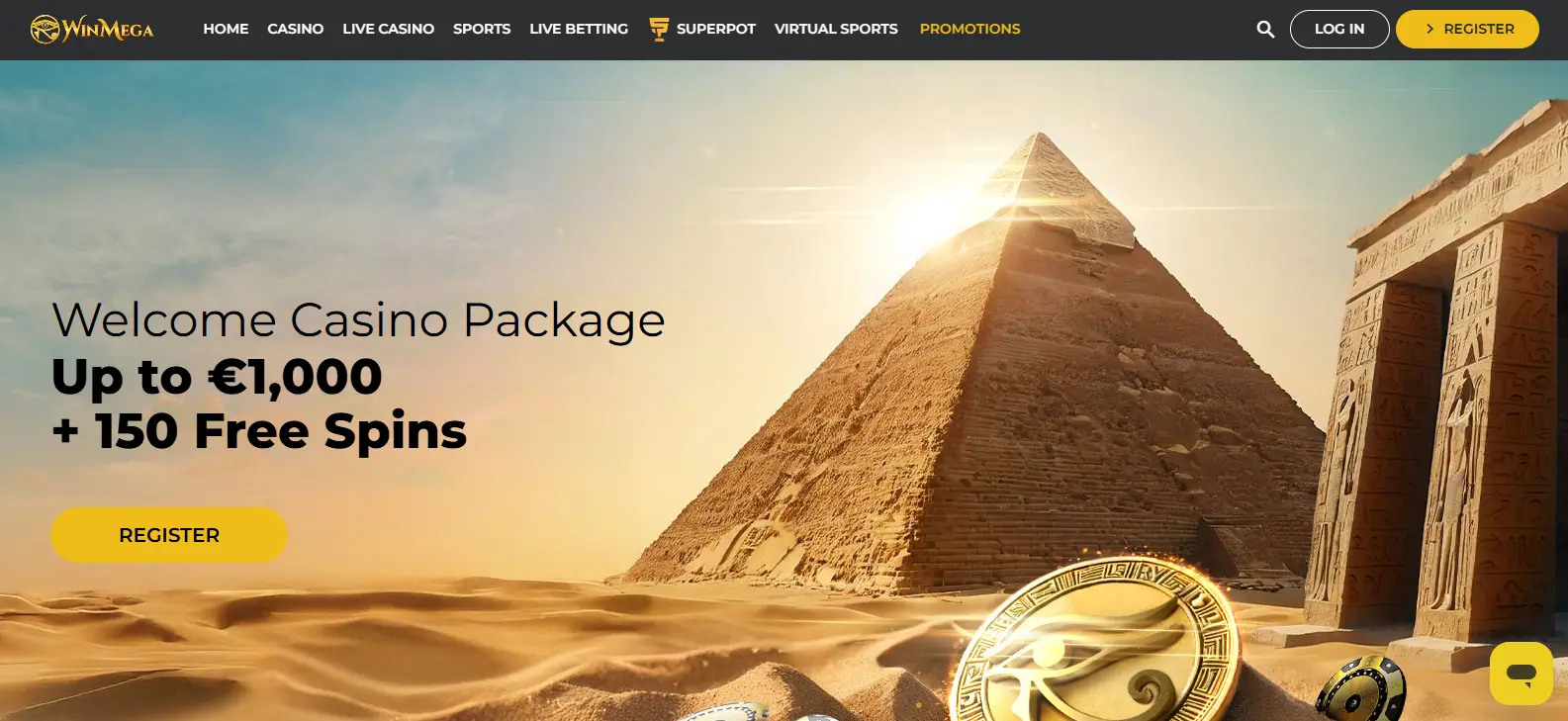 WinMega kasiino leht