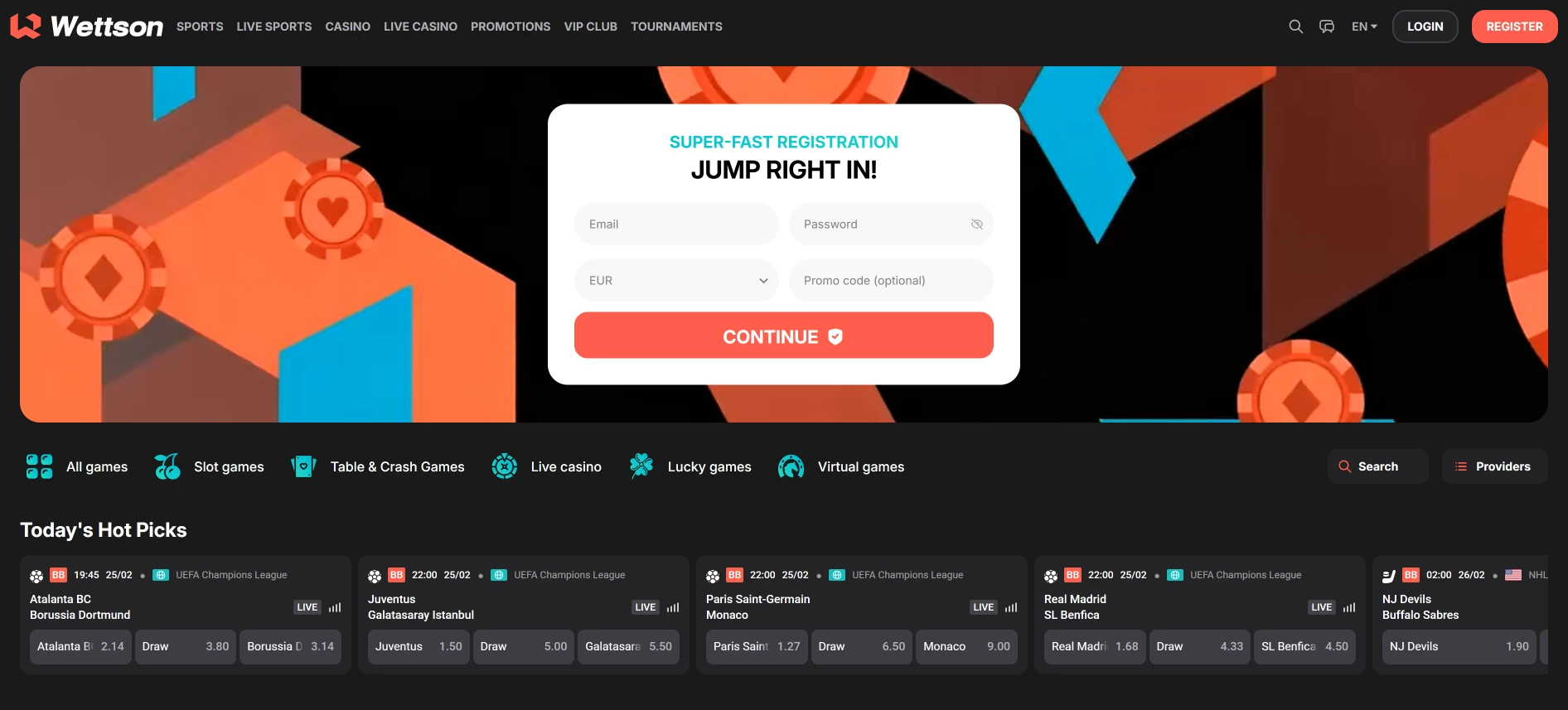 Wettson казино