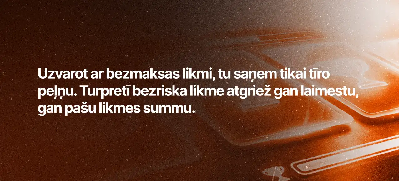 Atšķirība starp bezriska un bezmaksas likmēm