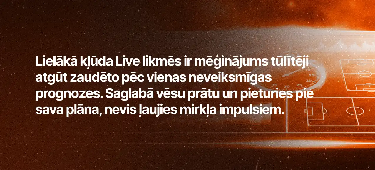 Kļūdas veicot live likmes