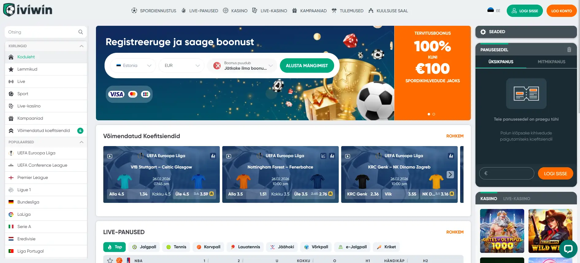 Iviwin spordiennustus