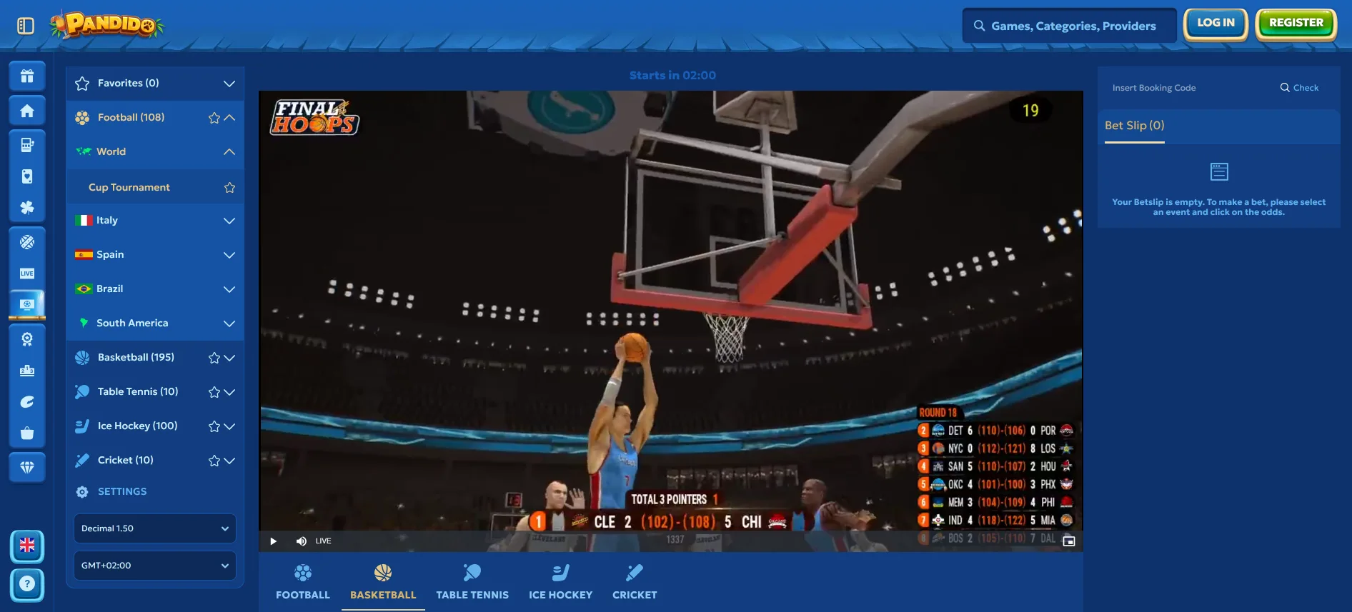 Pandido виртуальный спорт