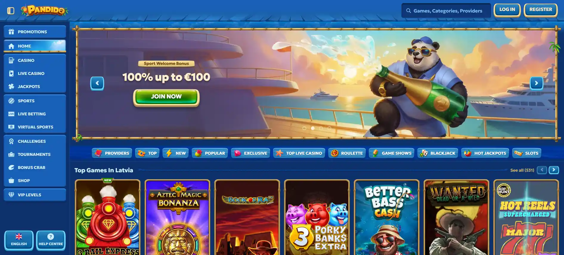 Pandido тотализатор