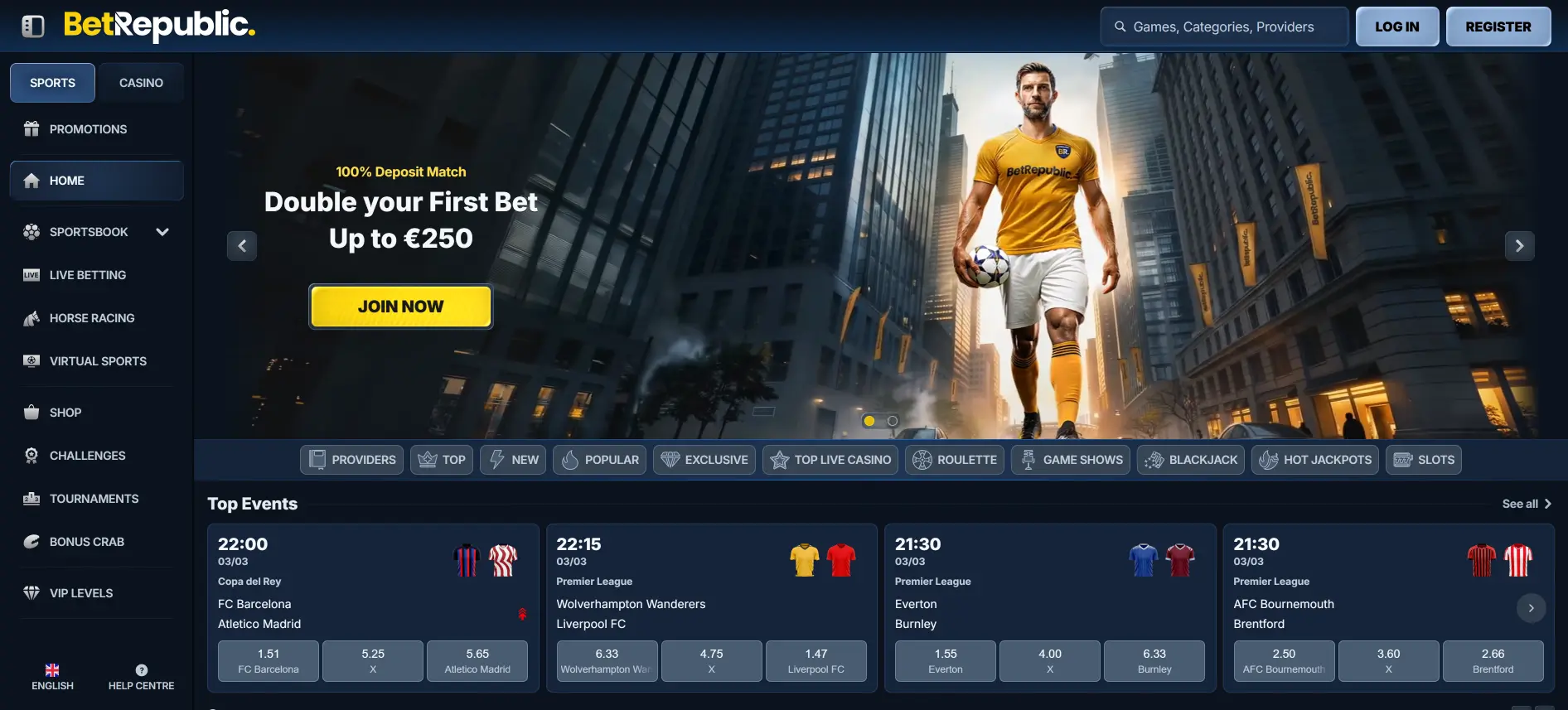 BetRepublic sportsbook