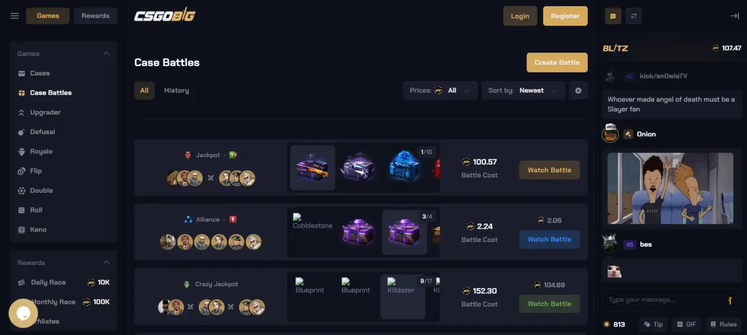 CSGOBig.com Case Battles