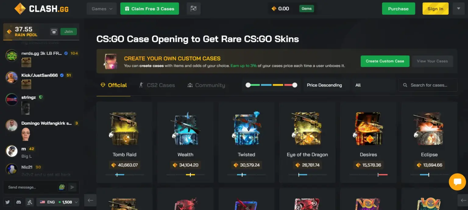 ClashGG - case opening