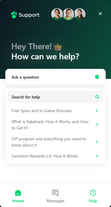 Gamdom customer support