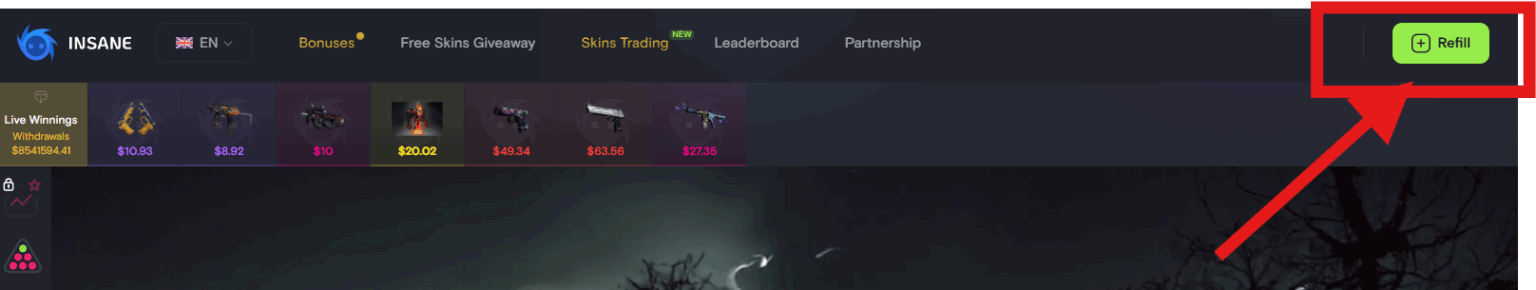 InaseGG how to deposit