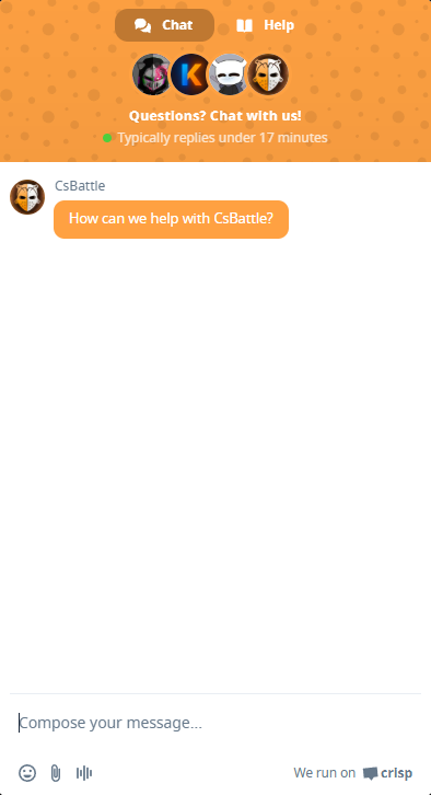 CSBattle.com live chat