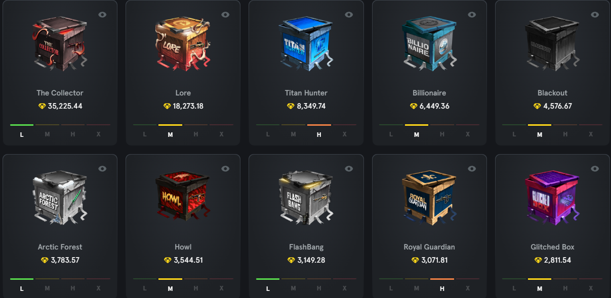 CSGOSTAKE Cases