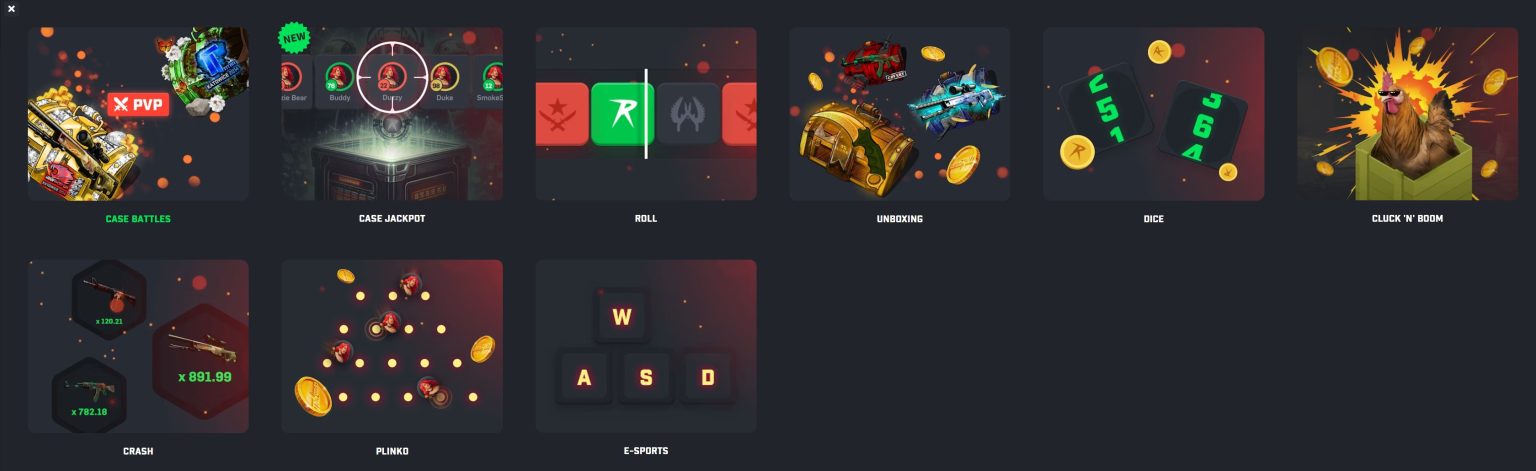 CSGORoll Games