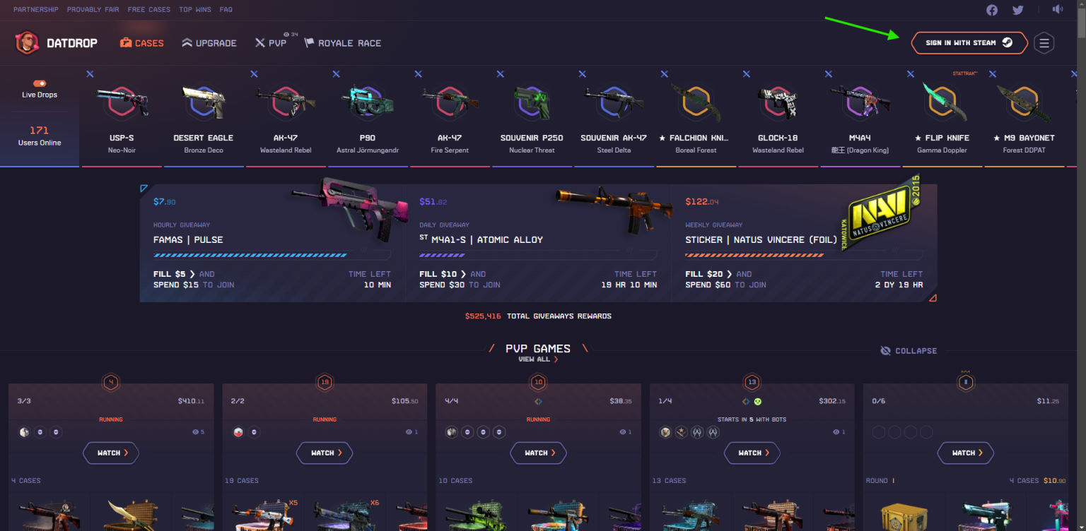 DatDrop login