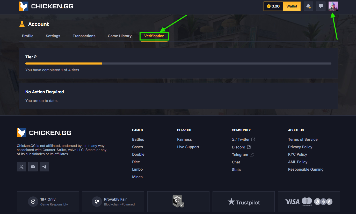 chicken.gg KYC