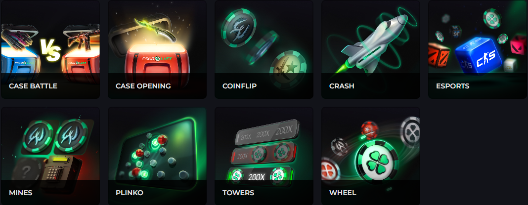 CSGOLuck games