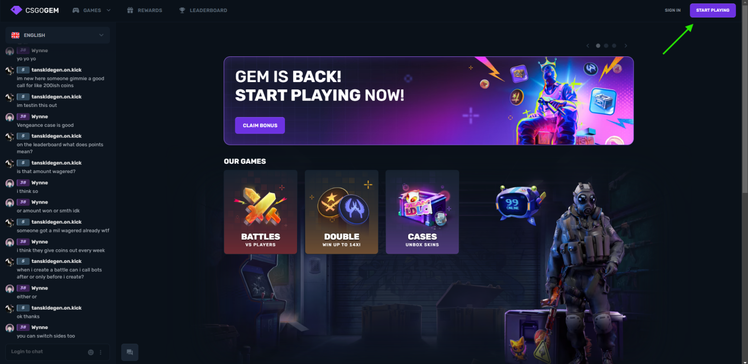 csgogem home page